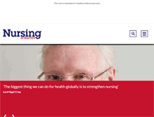 Tablet Screenshot of nursinginpractice.com
